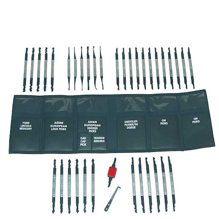 Lti Tools LTI TOOLS: Grand Master Lock Pick Set(280, 290, 300, 310, 320, 330, 106) LTI-620
